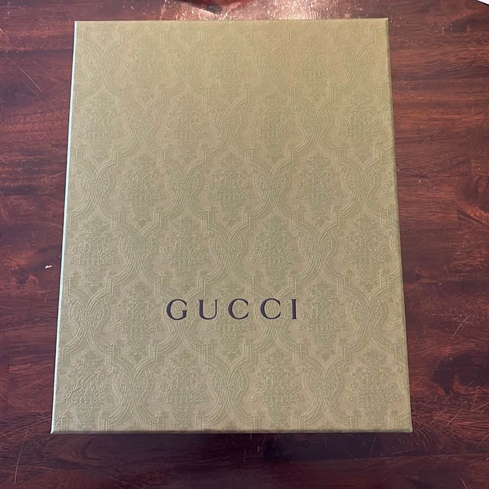 Embossed Holiday Gucci Shoebox